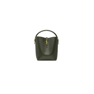 MANHATTAN SMALL SHOULDER BAG IN BOX SAINT LAURENT LEATHER